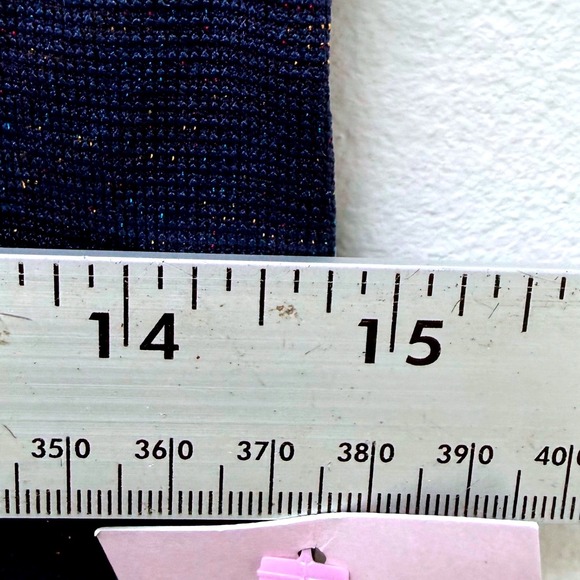 Savage X Fenty Metallic Navy Blue Lace Up Front Open Back Bodysuit Size XL - Picture 10 of 10